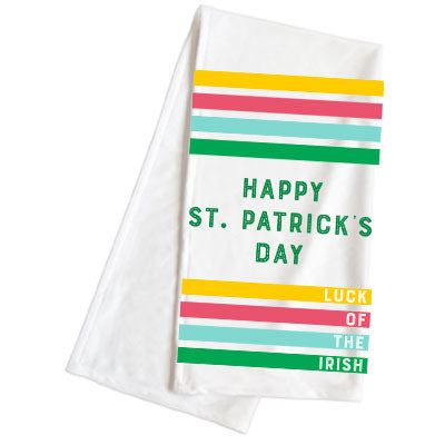 Plush St. Patrick s Day Rainbow Hand Towel South Austin Lane