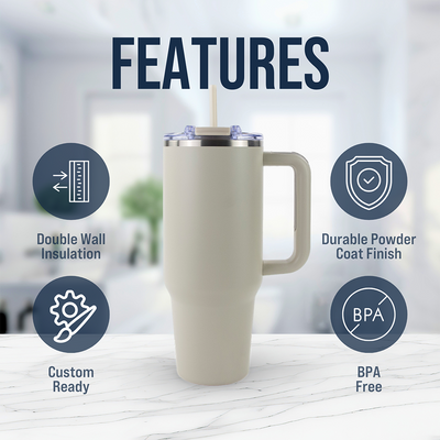 40oz Personalized Stanley Style TUMBLER