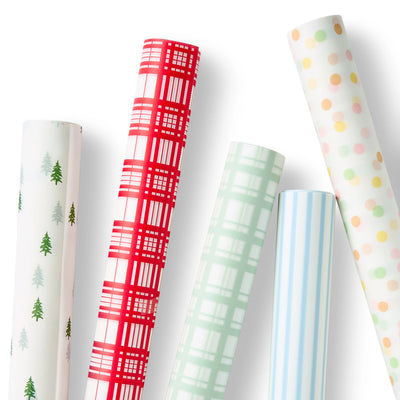 "Periwinkle Stripes" Parchment Roll