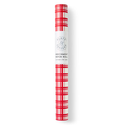 "Red Plaid" Parchment Roll