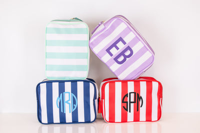 Stripe Nylon Bag Extra Large