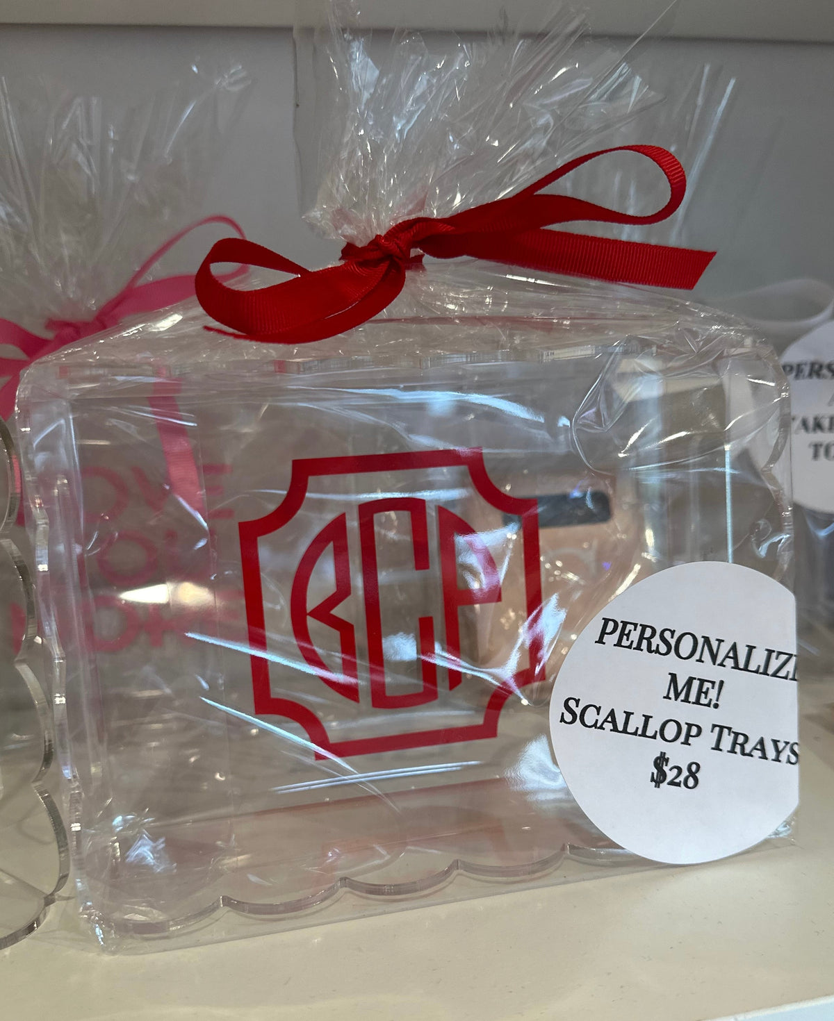 Scallop Tray - Personalized