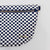 Crossbody Woven Belt Bag - Navy and White Checkered