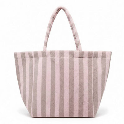 Striped Terry Tote Bag - Personalized