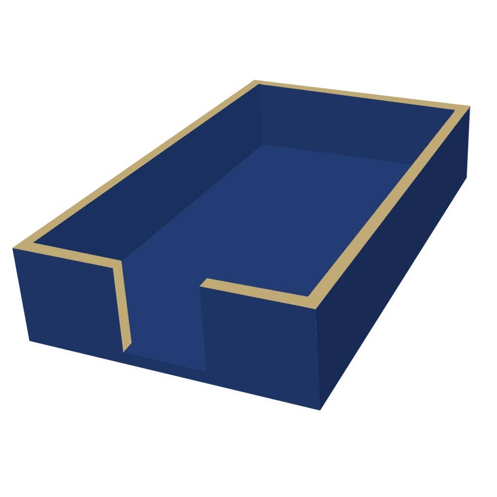 Long Wood Caddy - BLUE