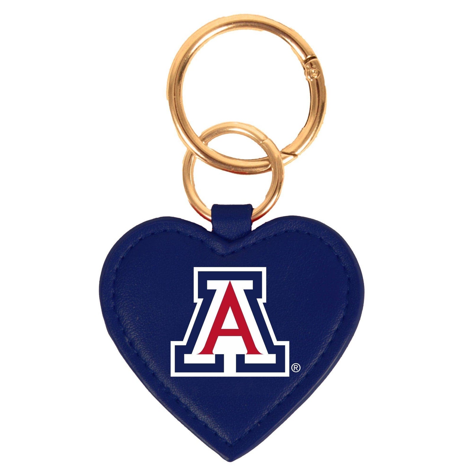 Arizona Wildcats Heart Purse Charm Key Ring