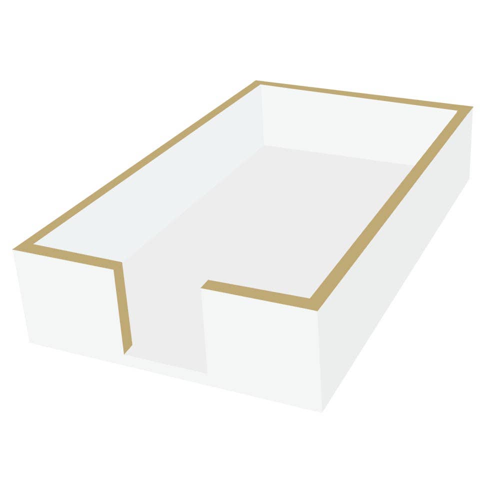 Long Wood Caddy - WHITE