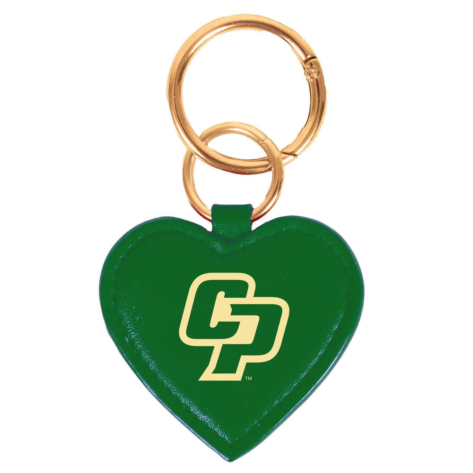 Cal Poly Mustangs Heart Purse Charm/ Key Ring