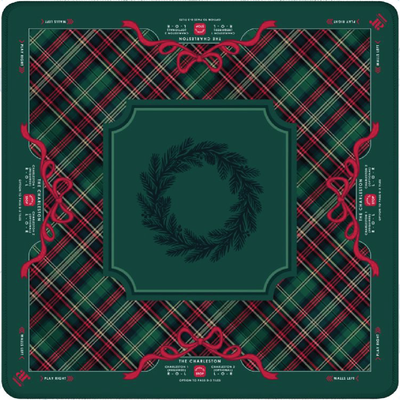 Evergreen & Tartan Mahjong Mat