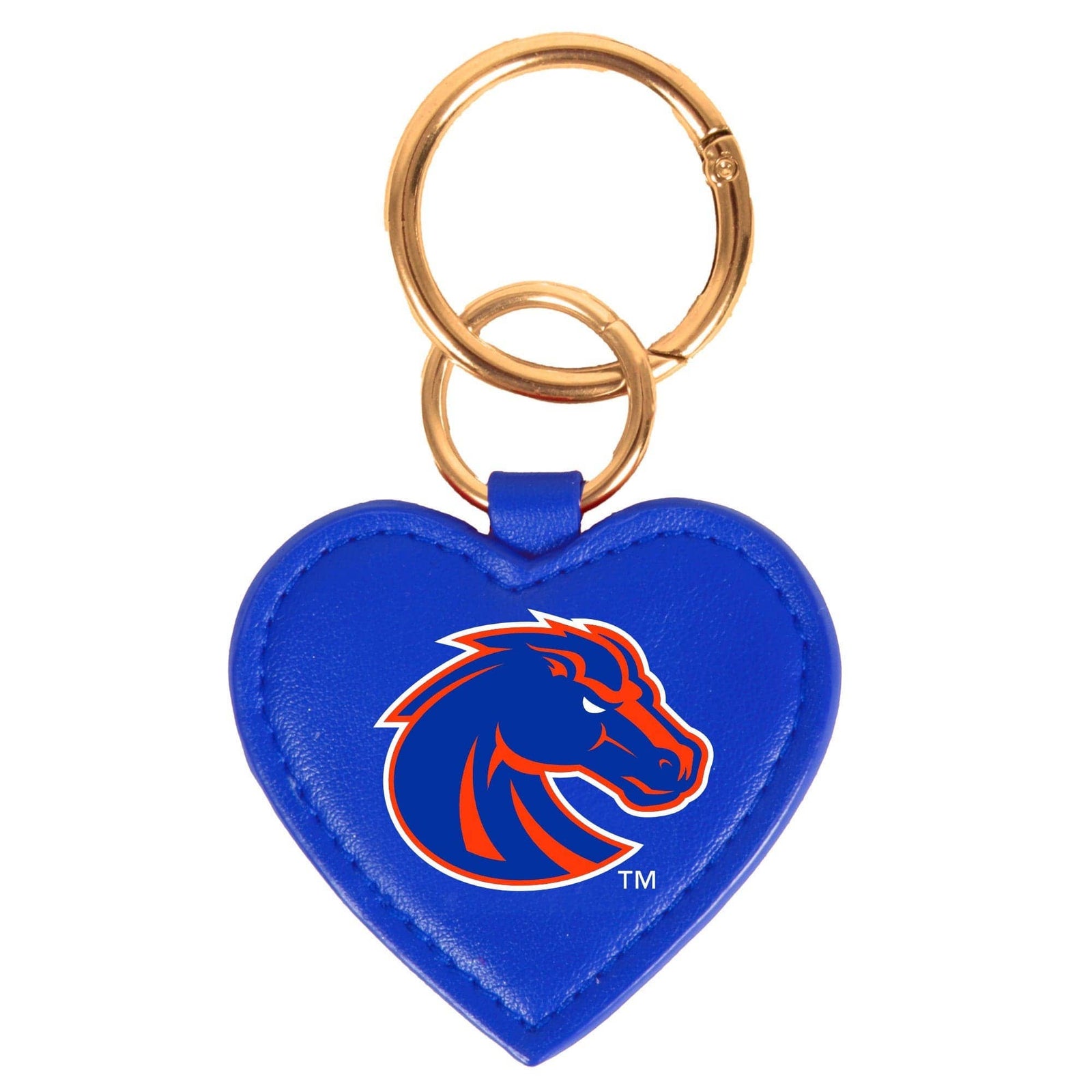 Boise State Broncos Heart Purse Charm / Key Ring by Desden