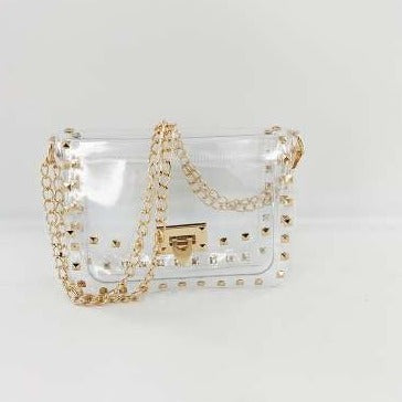 Clear Studded Purse