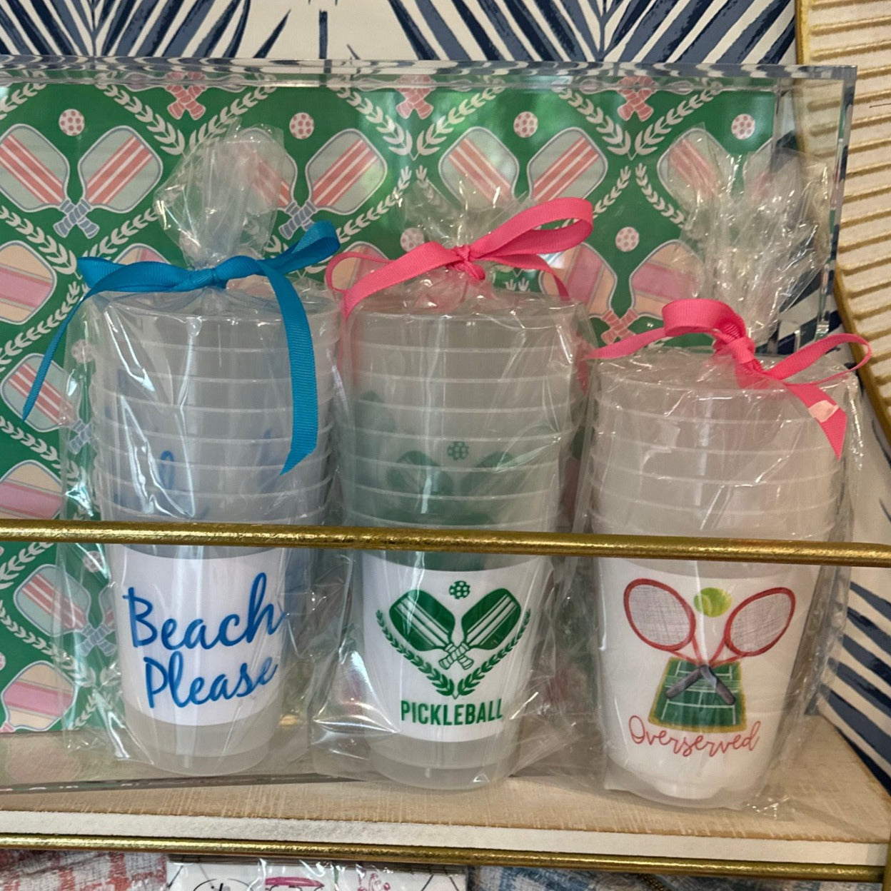 Frosted Stadium Cups - Pickleball