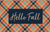 Insert - Navy Plaid Hello Fall