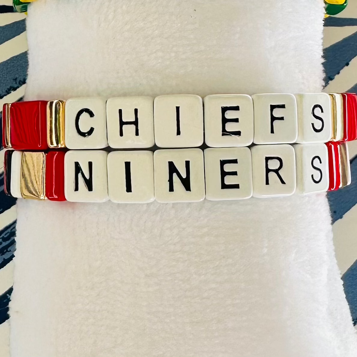 Enamel Bracelets Chiefs and Niners