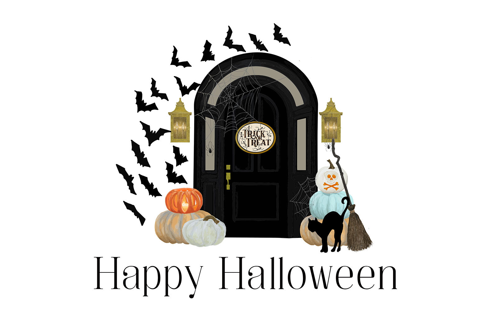 Insert - Halloween Front Door