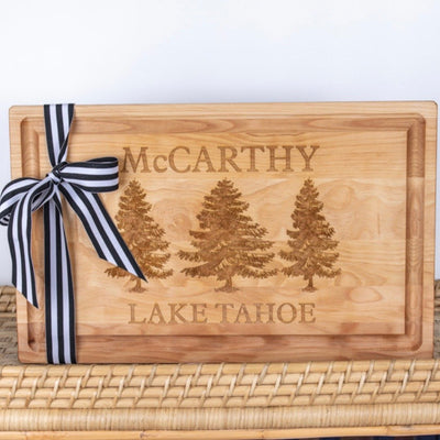 Cutting Board - 13x21 Personalized - Trees