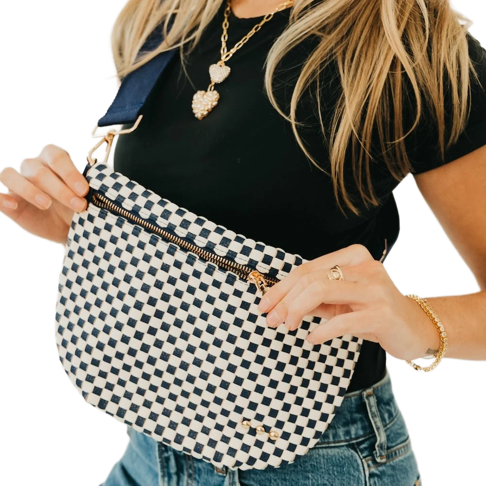 Crossbody Woven Belt Bag - Lamorinda Water Polo Club