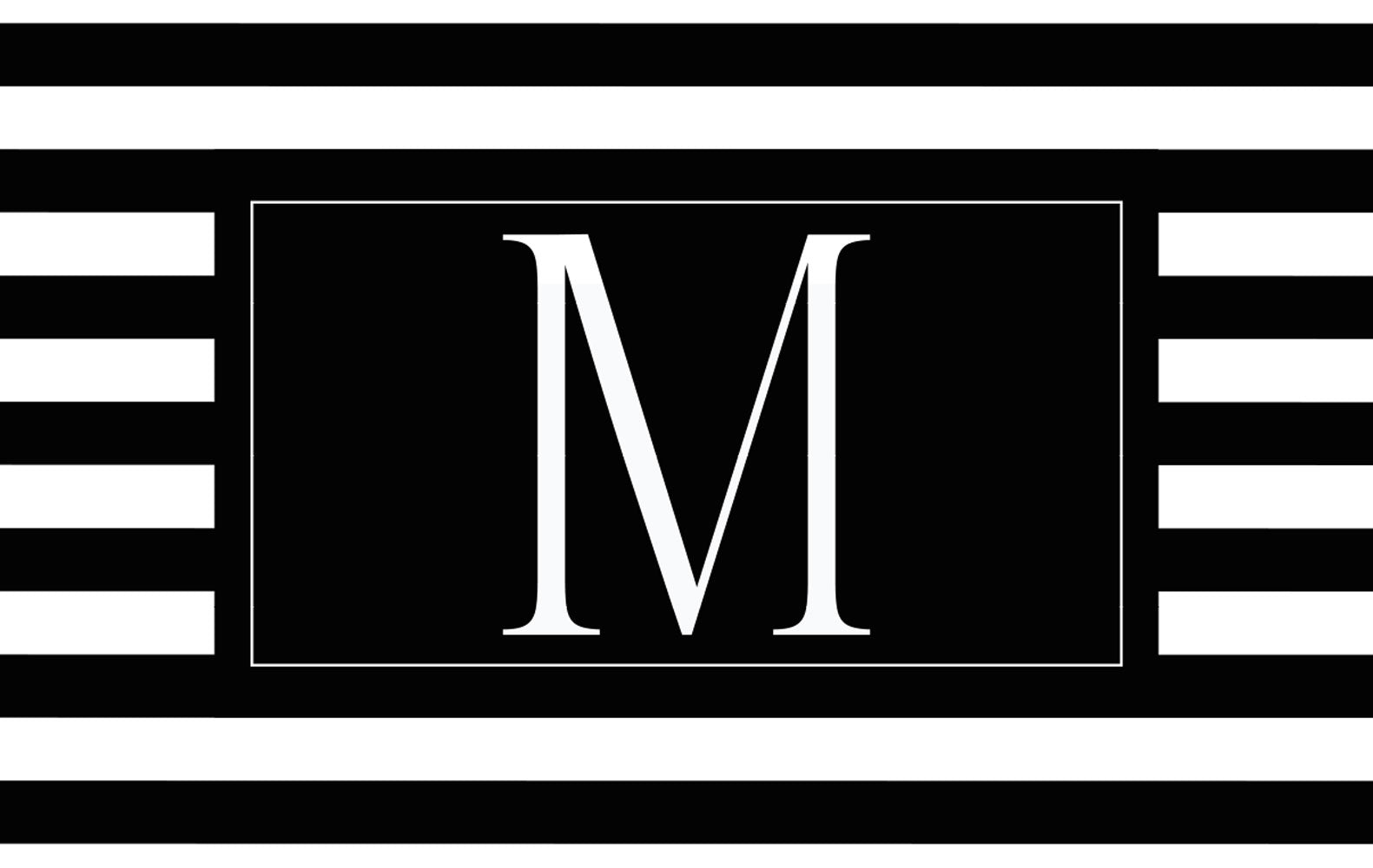 Insert Personalized - Black Stripe