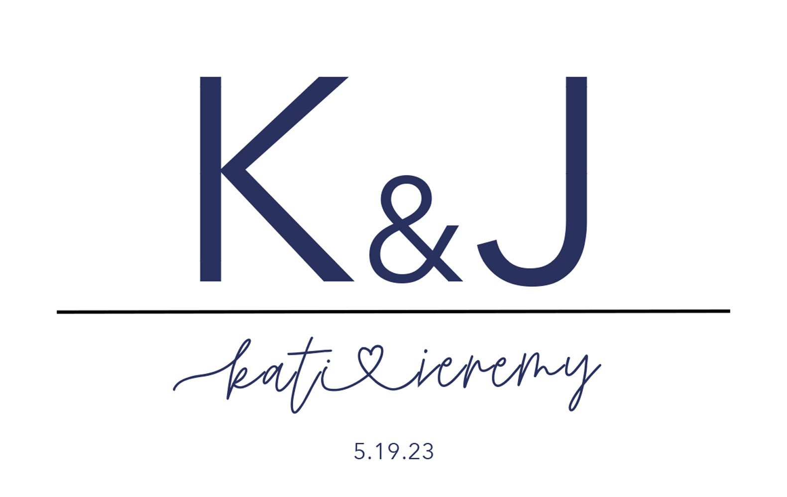 Insert Personalized - Engagement Initials