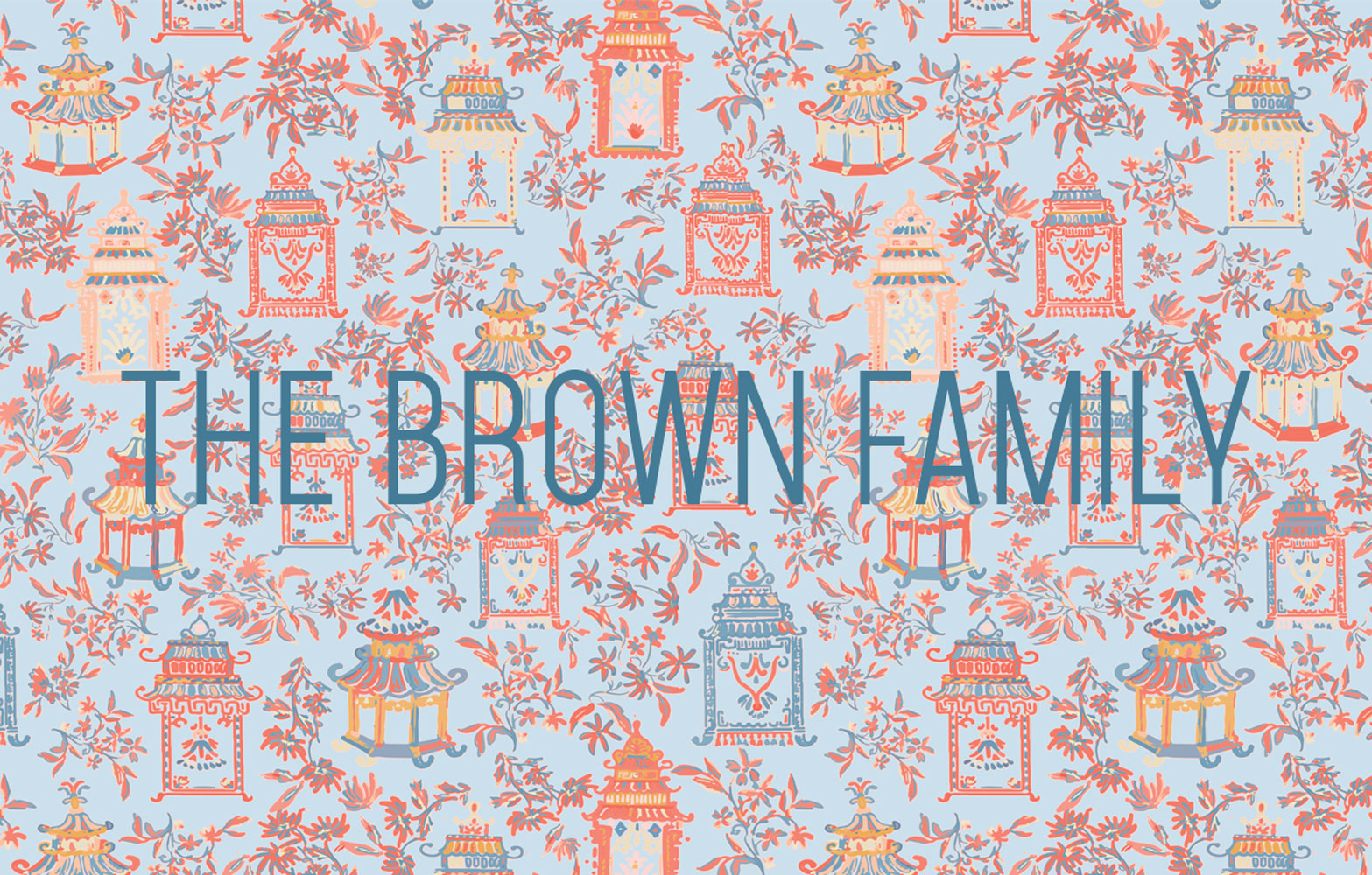 Insert Personalized - Fall Toile