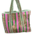 Tiger Print Bag - Pink and Green