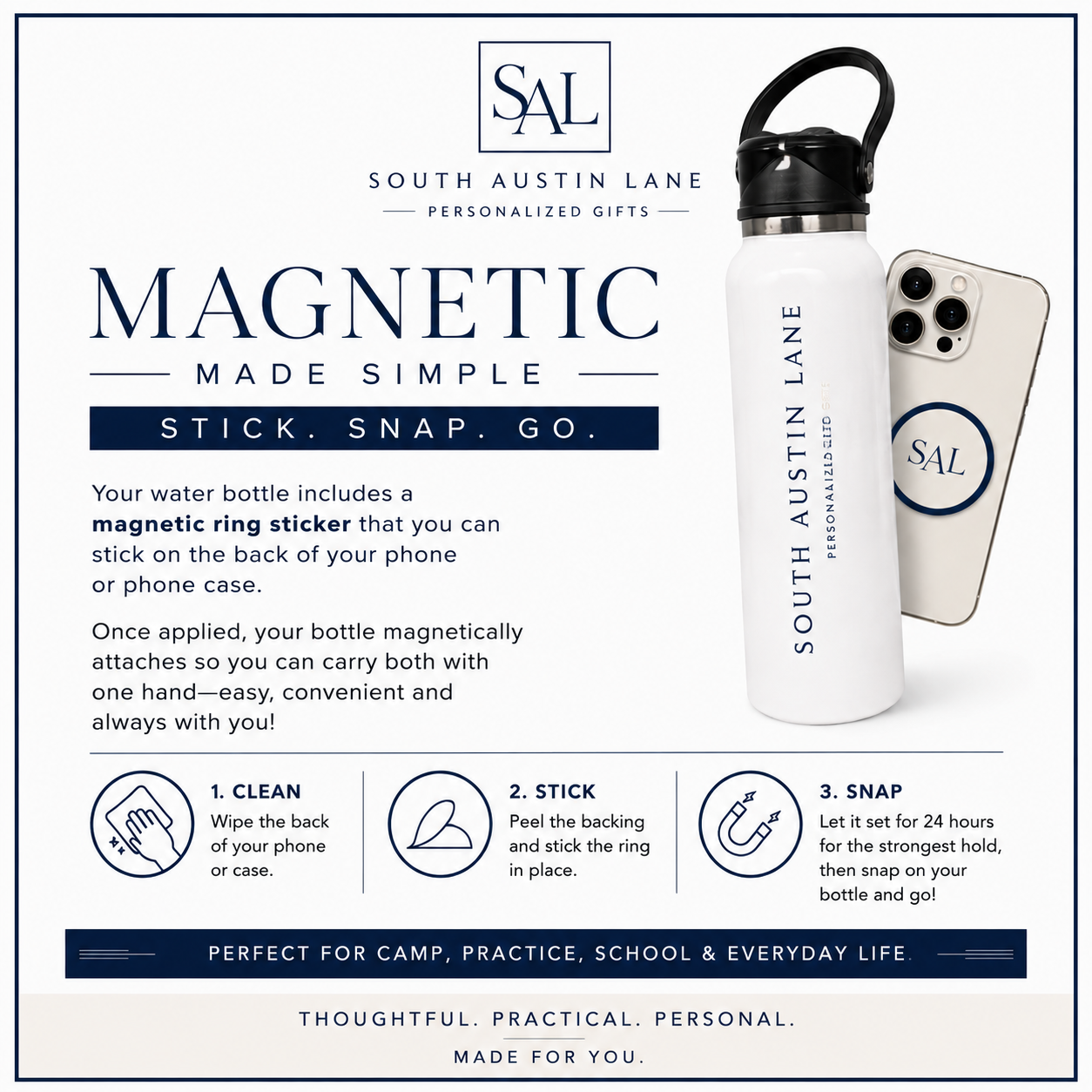 Magnetic Water Bottle