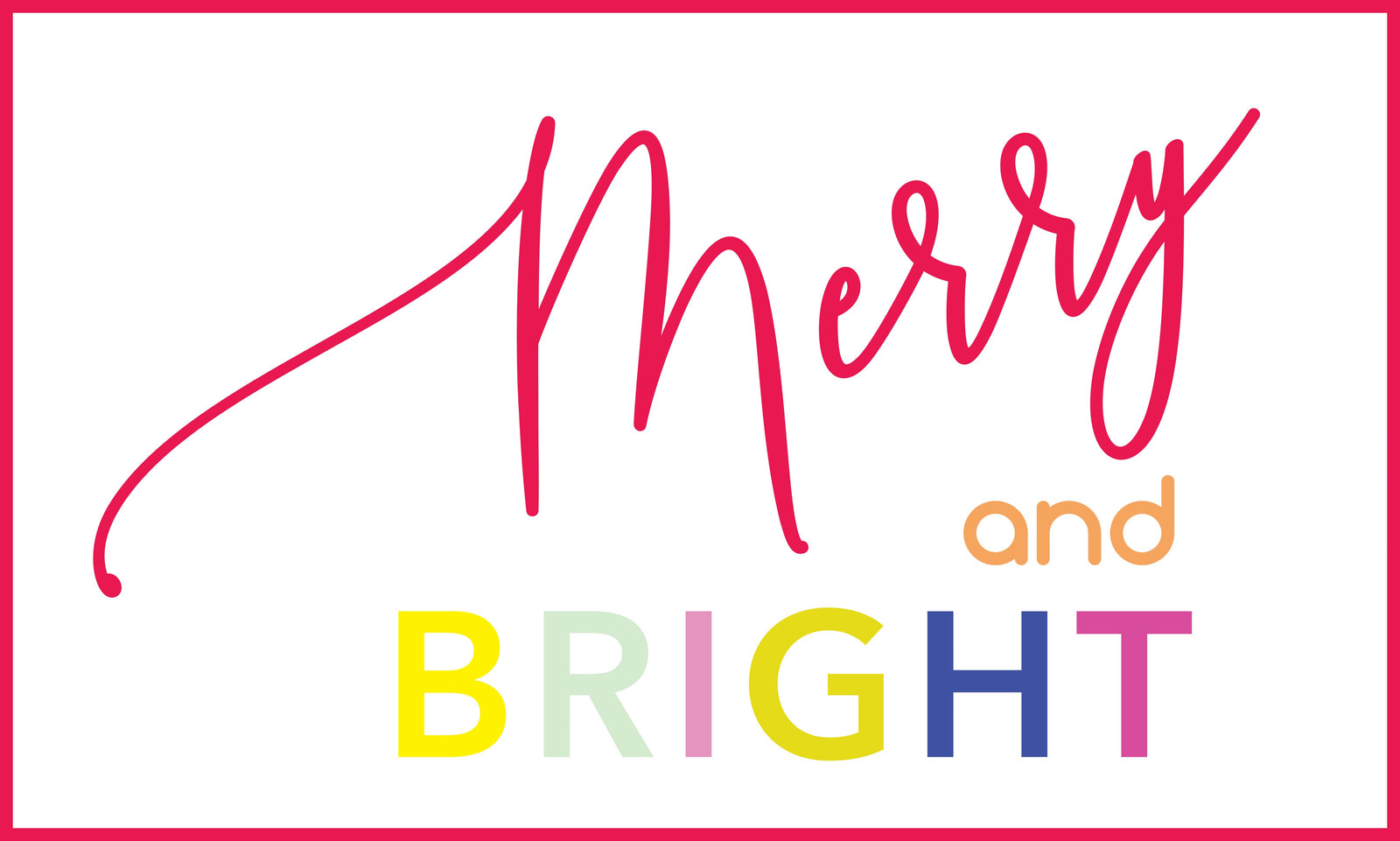 Insert - Merry and Bright