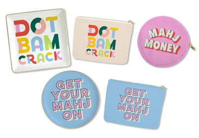 Mahjong Cocktail Napkin | Dot Bam Crack