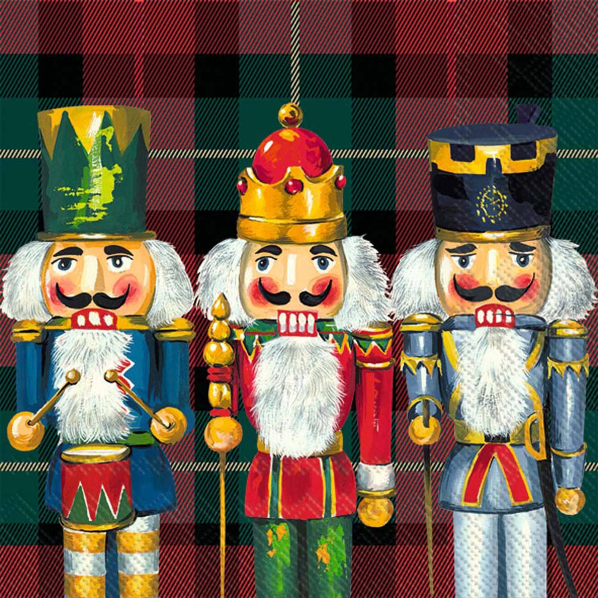 Paper Cocktail Napkins - Nutcracker Christmas