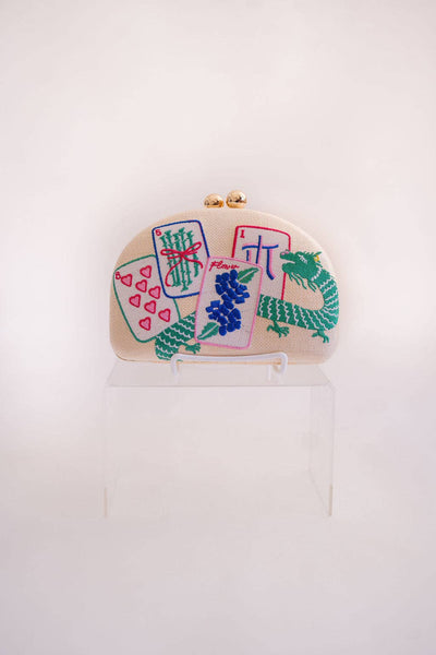 Mahjong Clutch- Embroidered - WS