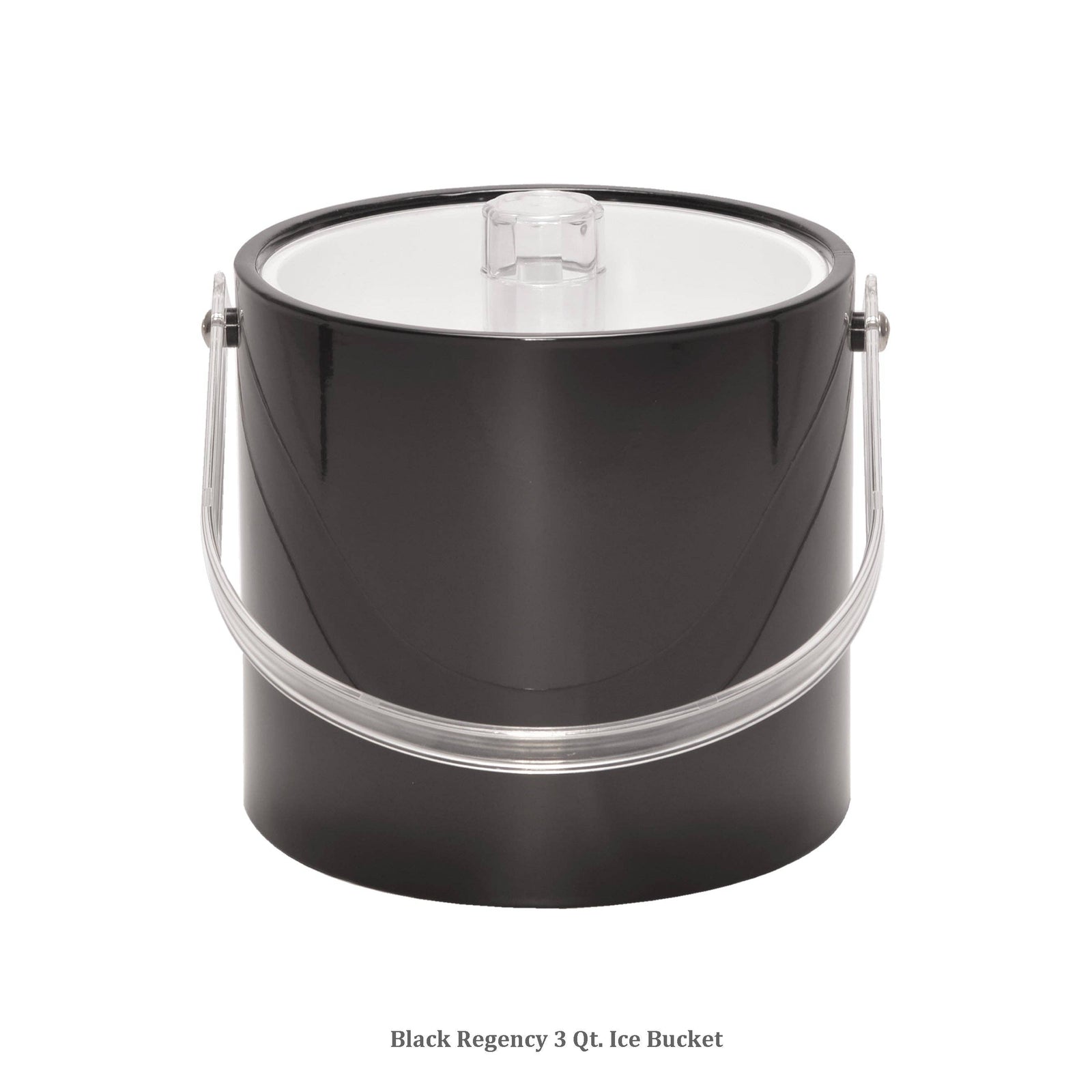 Ice Bucket - Black Regency 3 qt.