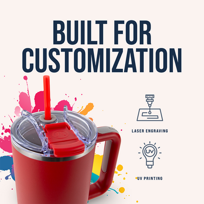40oz Personalized Stanley Style TUMBLER