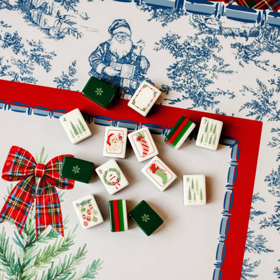Dear Santa Mahjong Tile Set