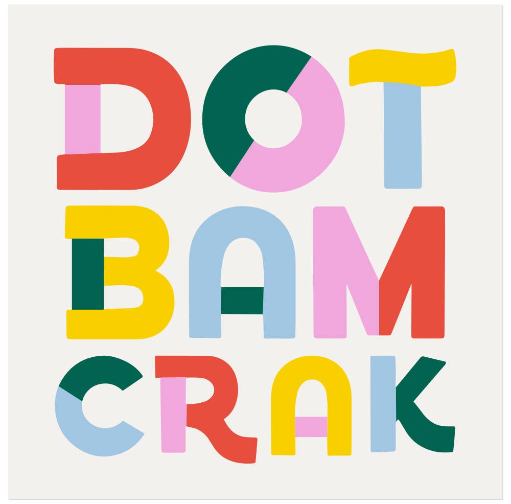 Mahjong Cocktail Napkin | Dot Bam Crack