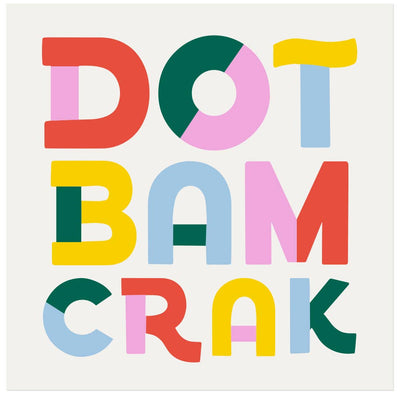 Mahjong Cocktail Napkin | Dot Bam Crack