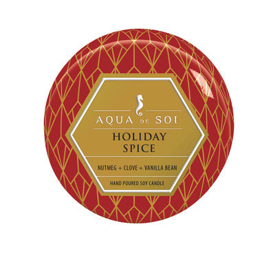 Holiday Spice 4oz Aqua De SOi Candle Tin