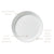 Plate and Pattern White Metal Plates