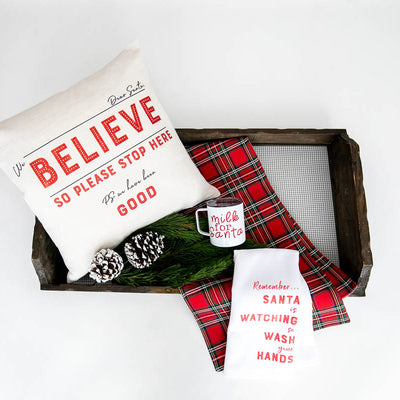 Pillow - Santa, We Believe!