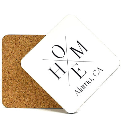 Coasters - Personalized Home City Name