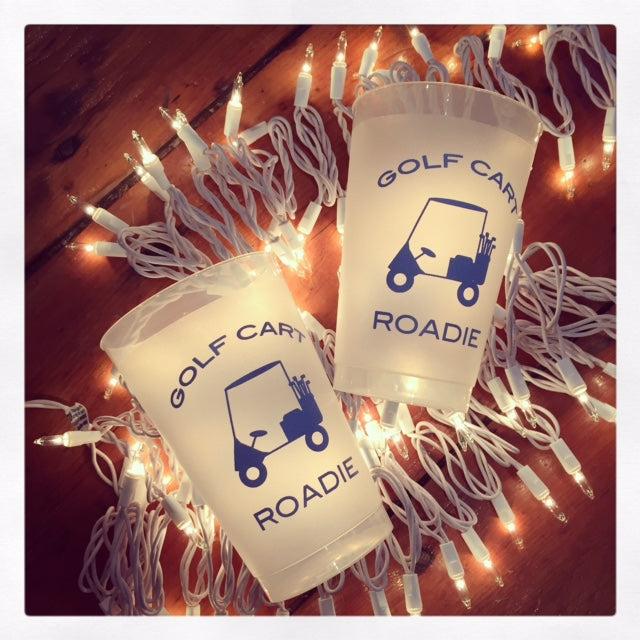 Frosted Stadium Cups - Golf Cart Roadie