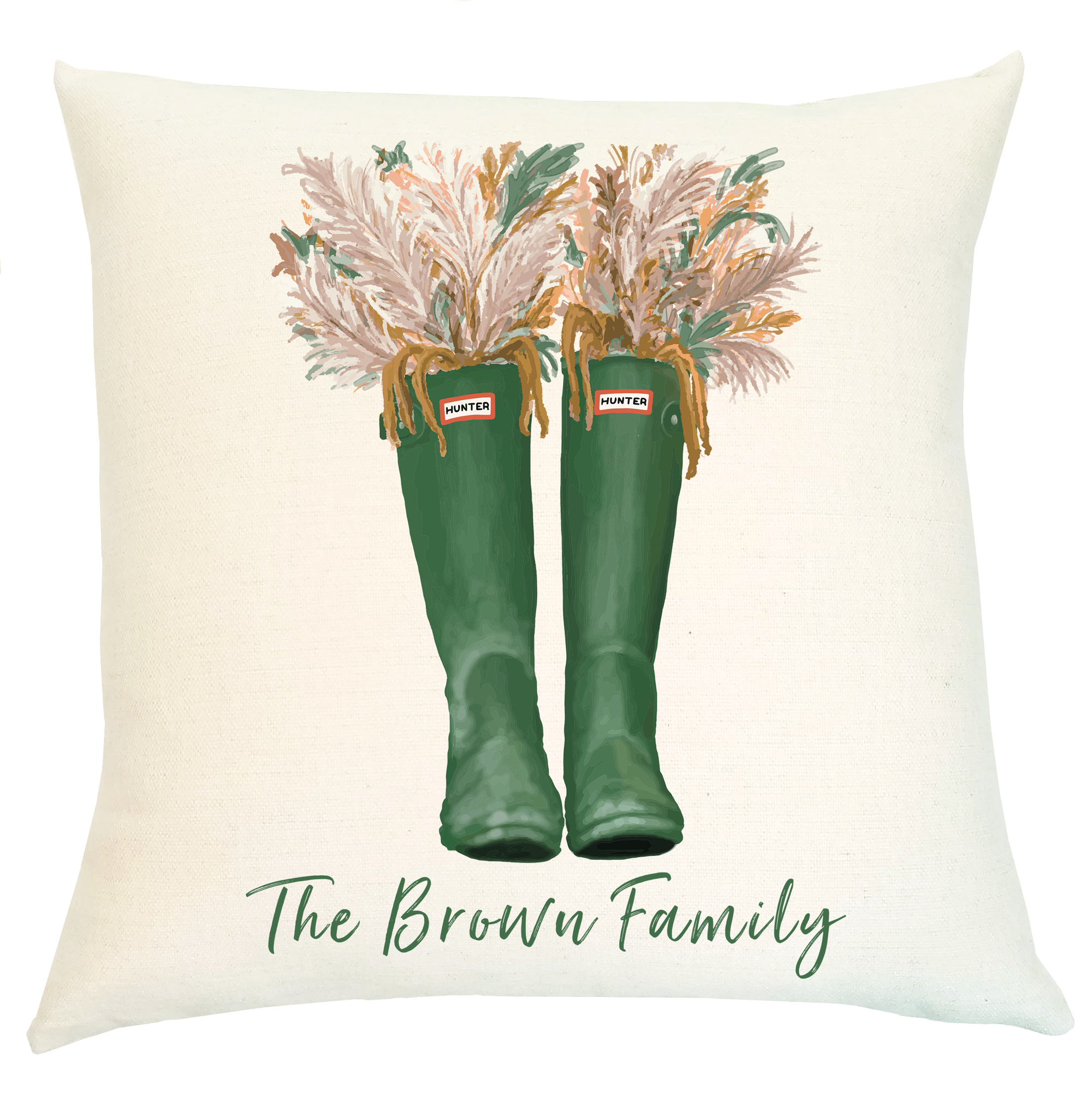 Boots sales pillow print