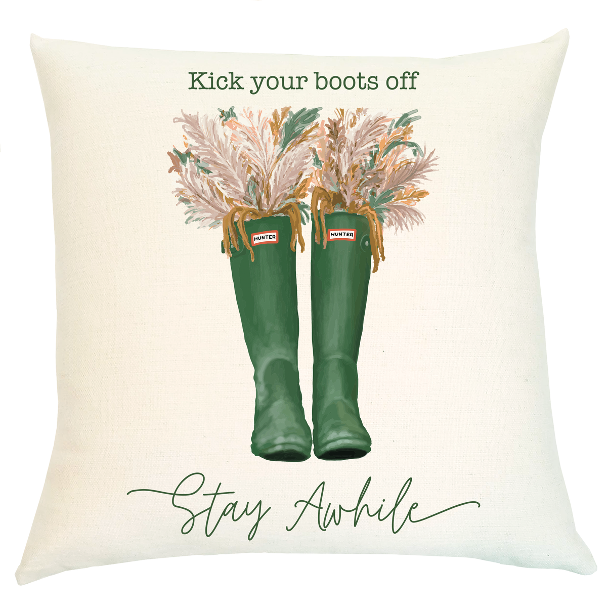 Pillow - Fall - Kick Your Boots Off - Stay Awhile!
