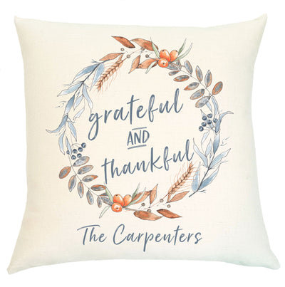 Pillow Personalized - Grateful & Thankful