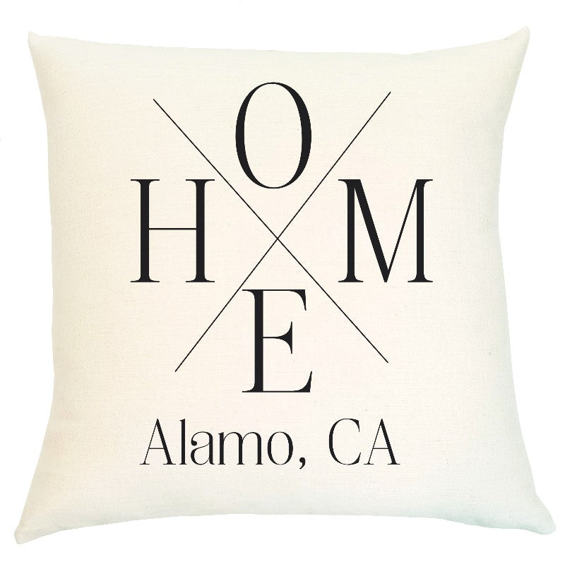 Pillow Personalized - Home Crossed Lines
