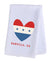 Hand Towel Plush Personalized - Heart Location of Your Choice