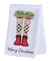 Hand Towel Plush - Merry Christmas Red Plaid Boots