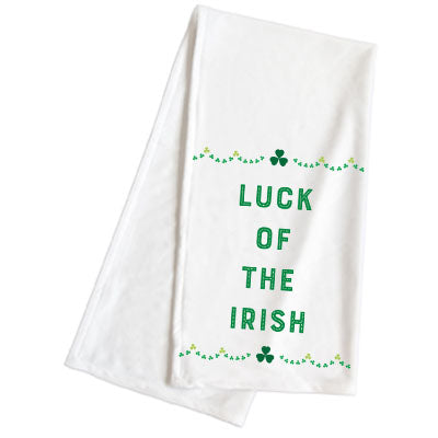 Plush St. Patrick's Day Clover Hand Towel