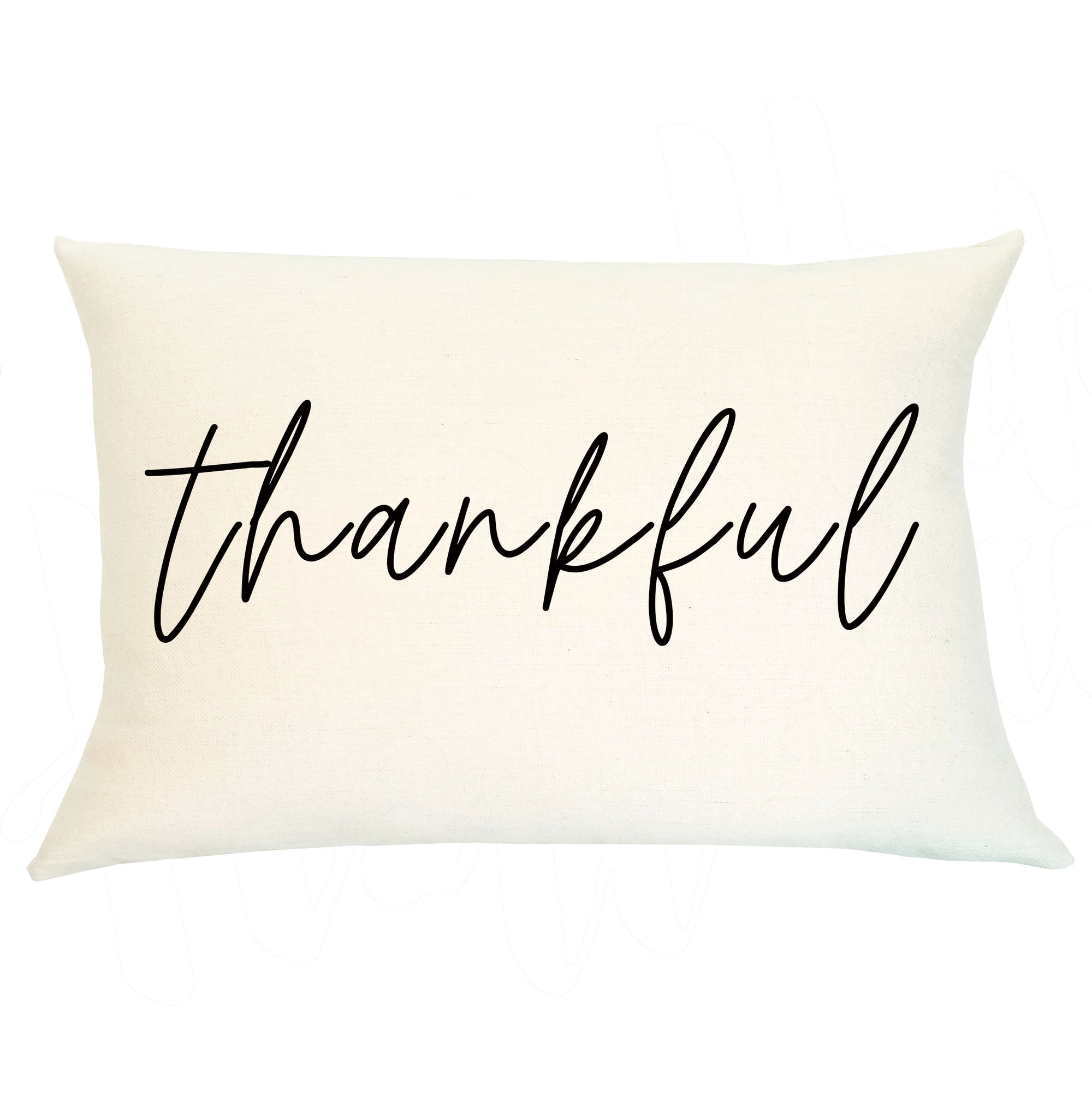 Pillow Lumbar - Thankful - Insert Included