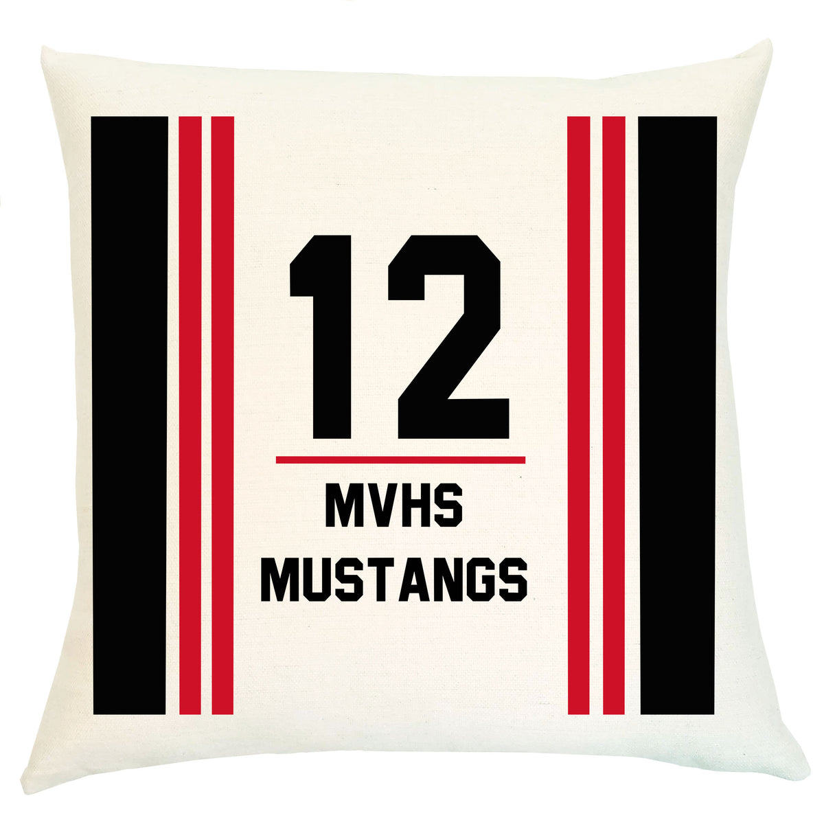 Pillow - Monte Vista Mustangs Number