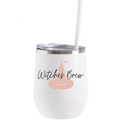 Witches Brew Insulated Tumbler with Boozed Card guy